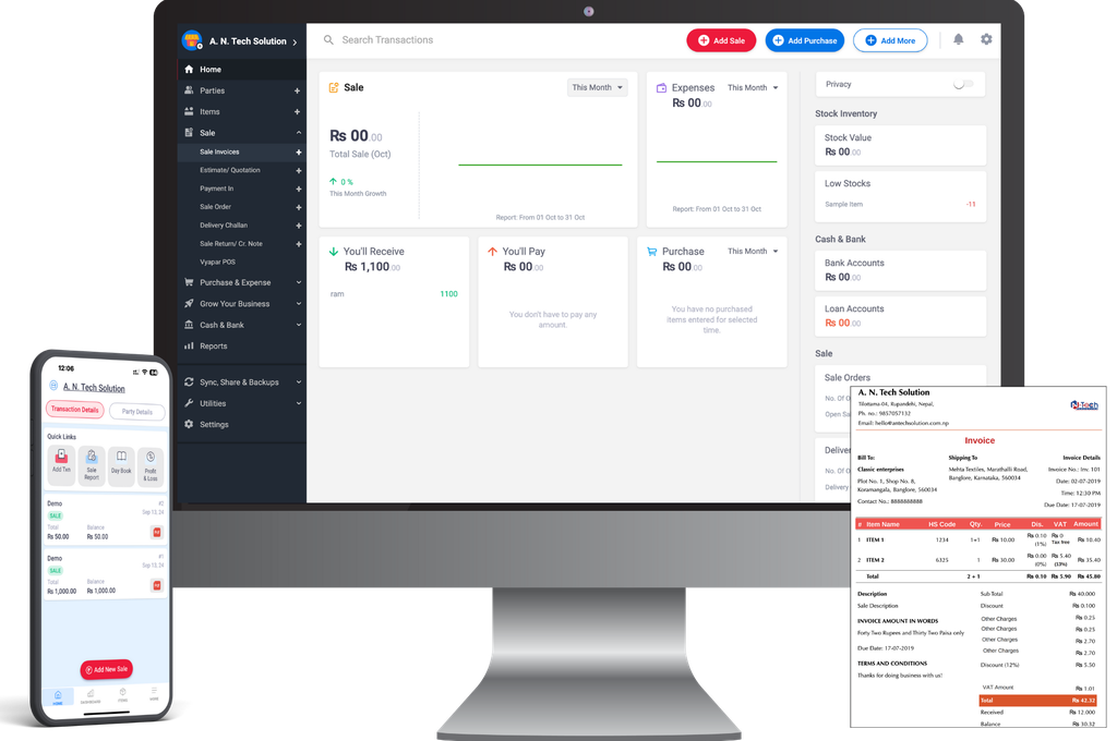 Vyapar App - Free Accounting & Billing Software